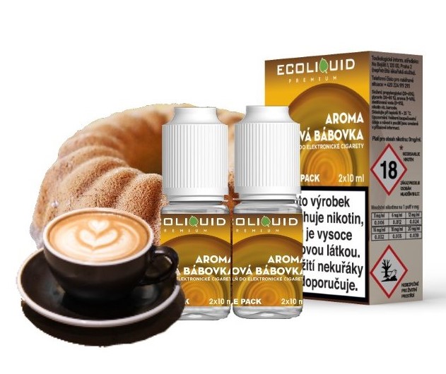 Liquid Ecoliquid Premium 2Pack Kávová bábovka 2x10ml 