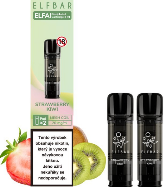 Elf Bar ELFA Pods cartridge 2Pack Strawberry Kiwi