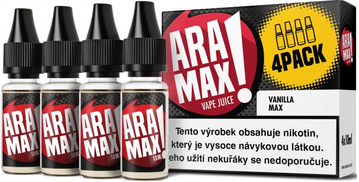 Liquid ARAMAX 4Pack Vanilka  (4x10ml) - MAX VANILLA