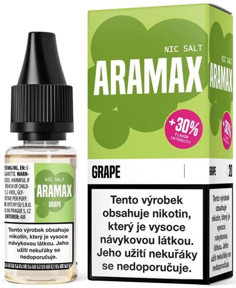 Liquid Aramax Nic Salt 10ml Grape