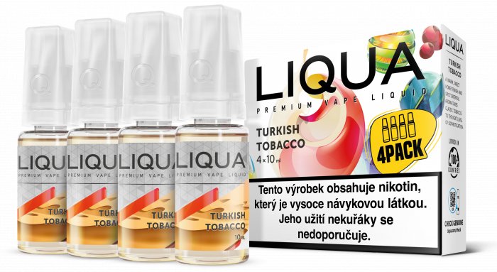 Liquid LIQUA 4Pack Turecký tabák  (4x10ml) - Turkish tobacco 