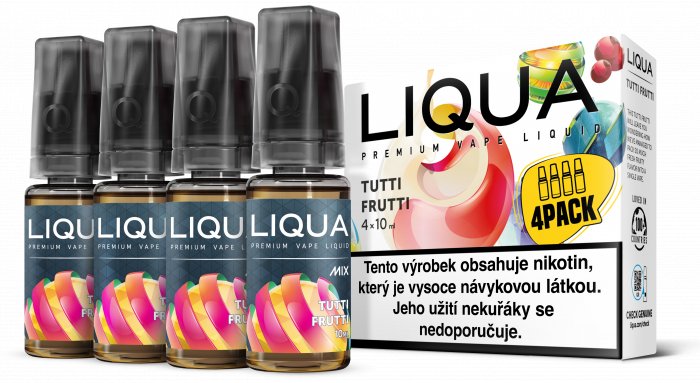 Liquid LIQUA CZ MIX 4Pack Tutti Frutti 10ml 