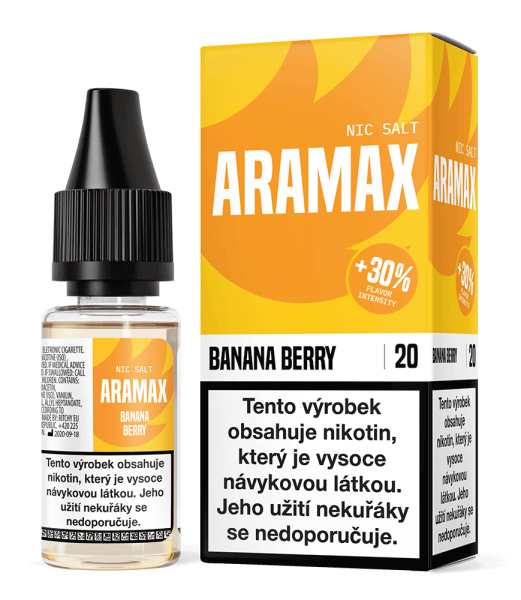 Liquid Aramax Nic Salt 10ml Banana Berry