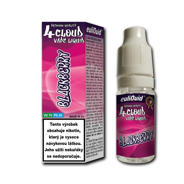 Euliquid BLACKBERRY 10ml 30PG/70VG (ostružina) - LIQUID PO EXPIRACI