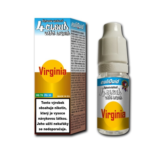 Euliquid VIRGINSKÝ TABÁK 10ml 30PG/70VG (virginia) - LIQUID PO EXPIRACI