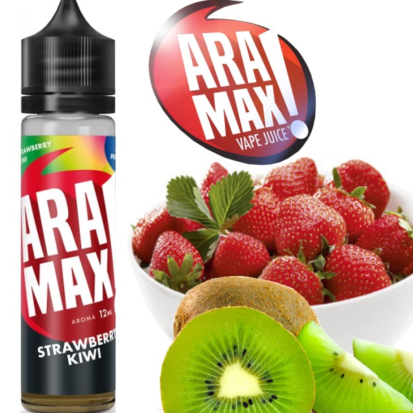 Příchuť Aramax Shake and Vape 12ml Strawberry Kiwi