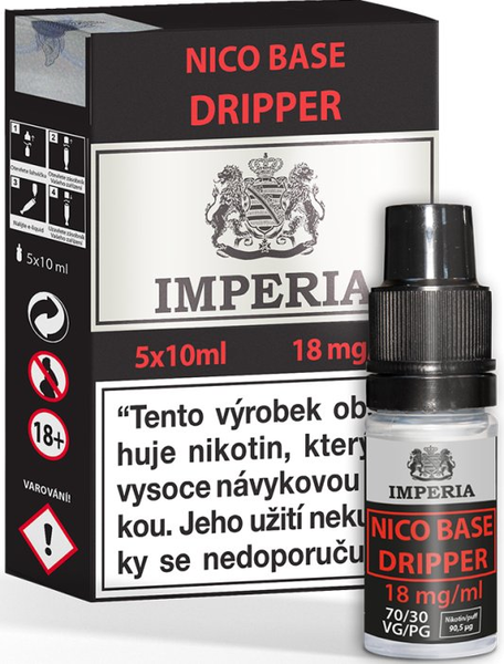 Nikotinová báze 5Pack Imperia Dripper 70vg/30pg