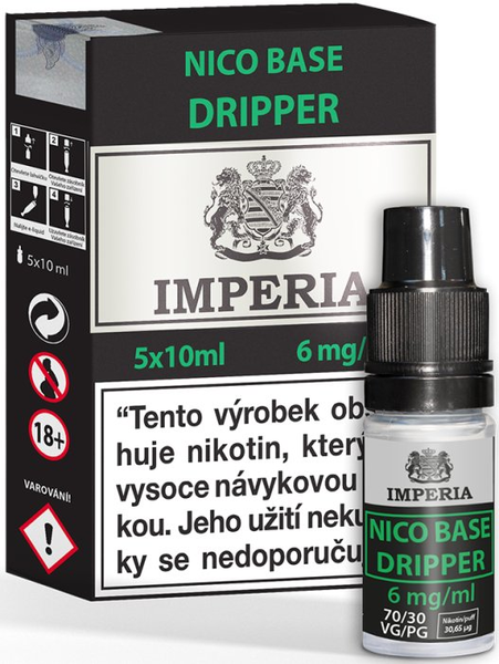 Nikotinová báze 5Pack Imperia Dripper 70vg/30pg