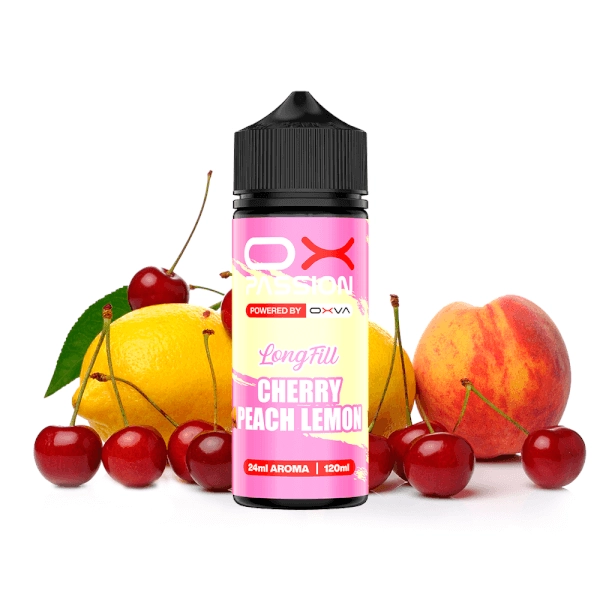 Příchuť Oxva OX Passion Shake and Vape Cherry Peach Lemon