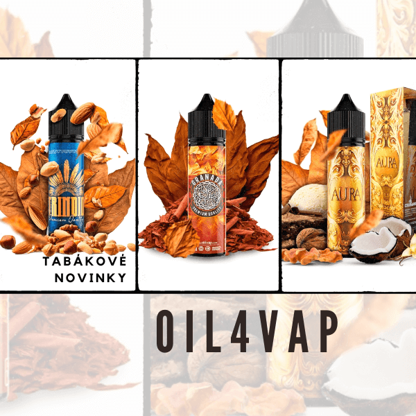 Oil4Vap | Prémiová longfill aromata pro váš vaping